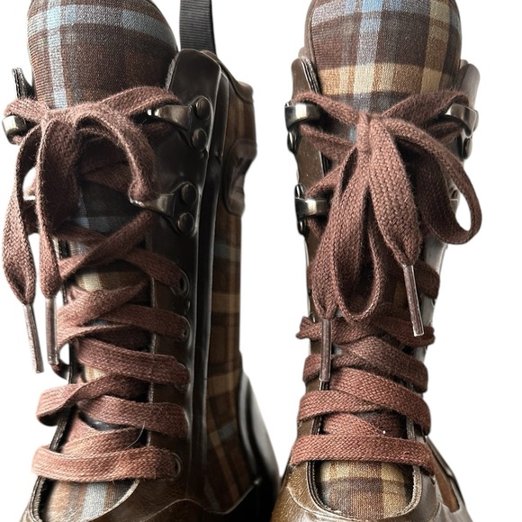 BOGS Sidney Lace Wellie Plaid Women’s Boots - Picture 6 of 16